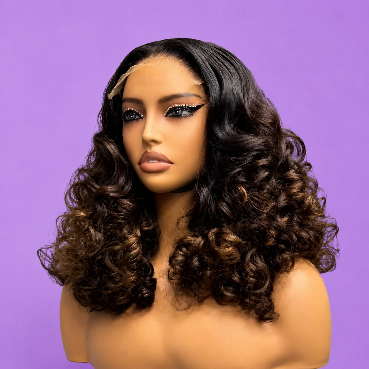 Luxury 2 Tone Bounce Wig